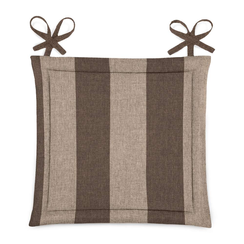 ВОЛШЕБНАЯ НОЧЬ рогожка Подушка д/стула зебра-капучино 40х40см 777012 