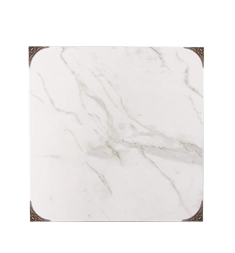 Statuario 3 SR 0005 400х400х9  плитка напольная (c уголками)