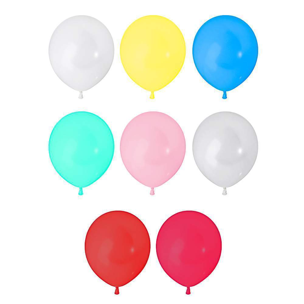 КАПИТАН ВЕСЕЛЬЧАК Шары воздушные 518-062 Микс "12" 25шт металлик пастель 513201/197