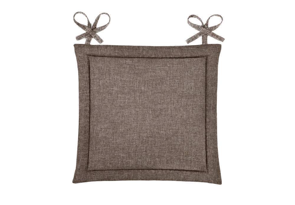 ВОЛШЕБНАЯ НОЧЬ рогожка Подушка д/стула шоколад 40х40см 764723