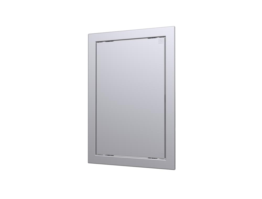 Люк-дверца  Л1520 - Gray Metal - ревизионная с фланц. 150х200