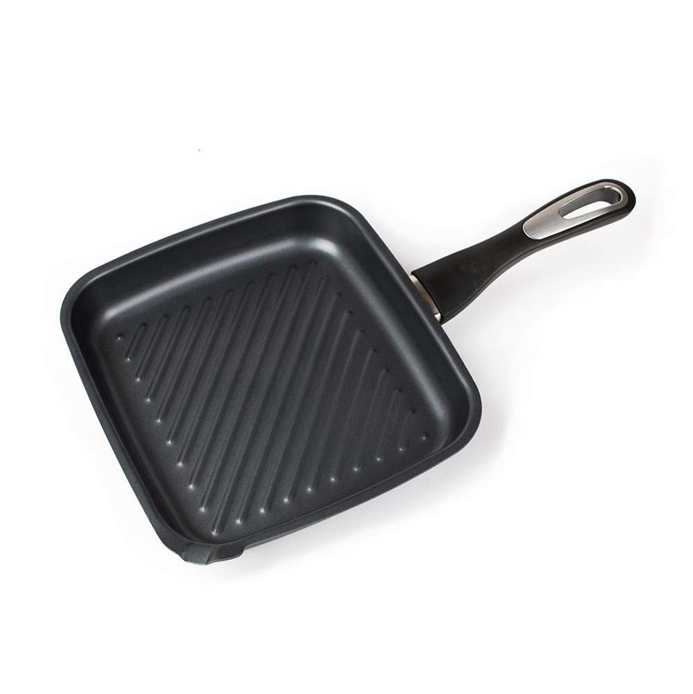 P.L. Proff Cuisine Сковорода-гриль 260/240/35мм Индукция углеродистая сталь с АП покрытием 81200716