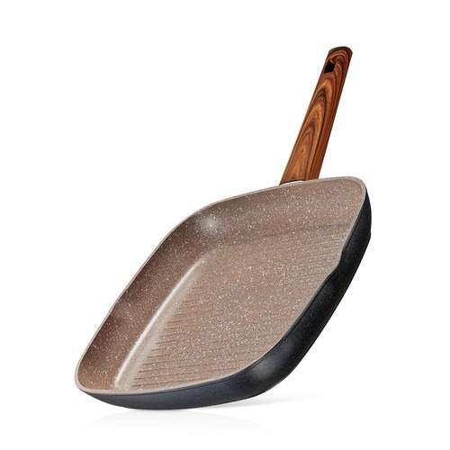 REGENT INOX Linea Legno Сковорода-гриль 28х28х4,3см 93-AL-LE-6-28