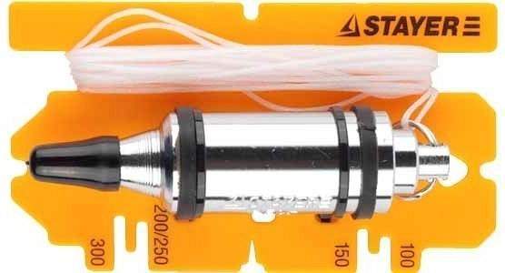 Отвес STAYER Profi строительный со шнуром 250г  06352-25
