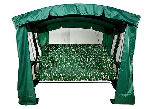 Качели садовые  Орбита Премиум  каркас зеленый