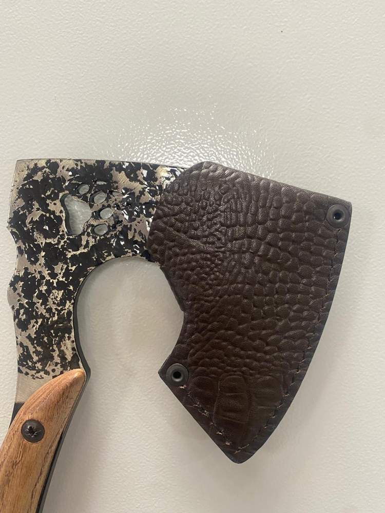 Чехол тонкий для топора Сварог/Скиф нат. кожа
