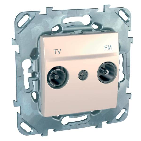 *Розетка SE Unica Беж. TV-FM единственная  MGU5.451.25ZD