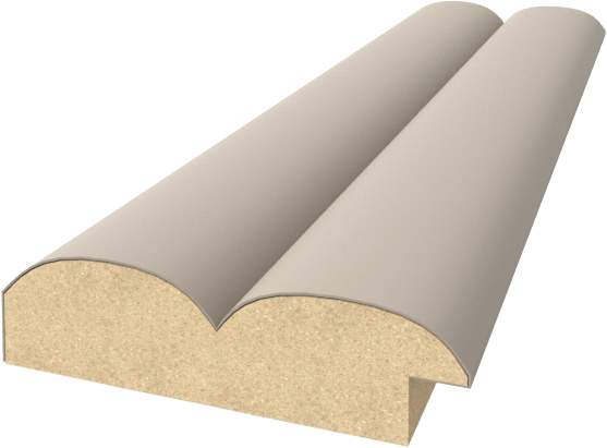 Профиль МДФ Старт-финиш Stella Wave DE Luxe Sandgrau  2700х55х16 (уп. 4шт.)