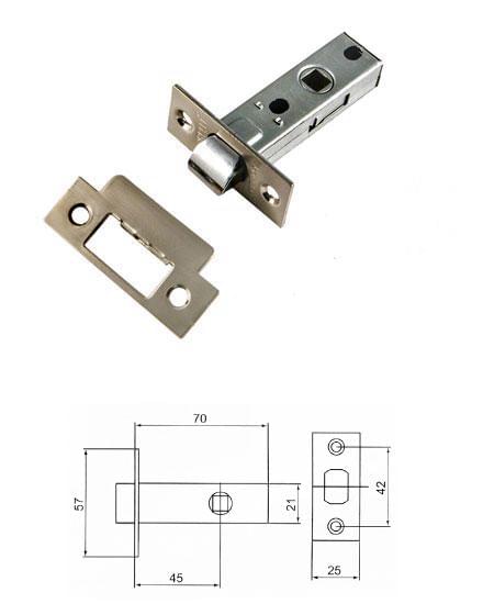 Защелка дверная  ZAMBROTTO  C 45 AB  бронза