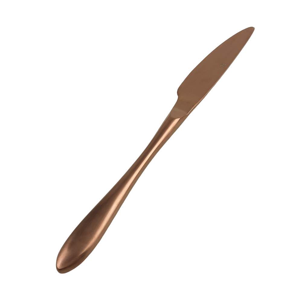 P.L. Proff Cuisine Alessi-Copper Нож столовый 235мм PVD покрытие медь матовая 81280005