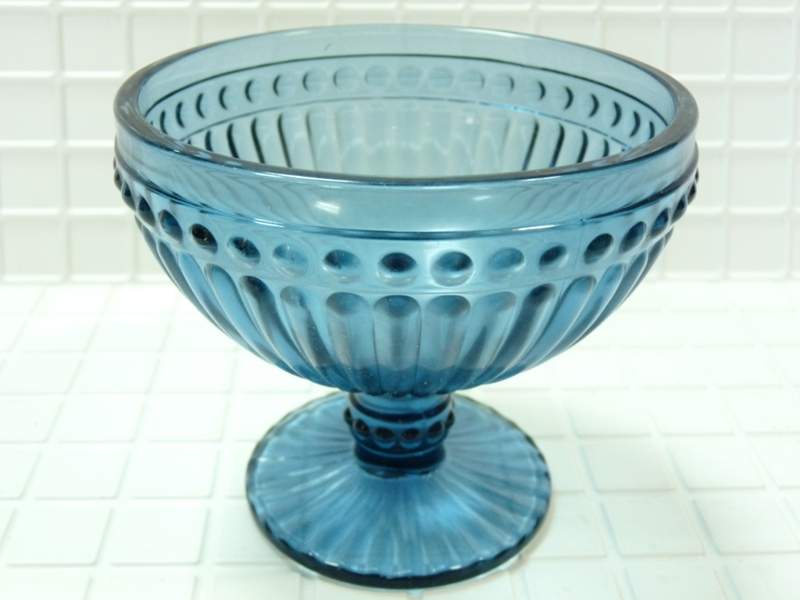 Креманка Аквамарин Грани 380мл 11х12см 74264