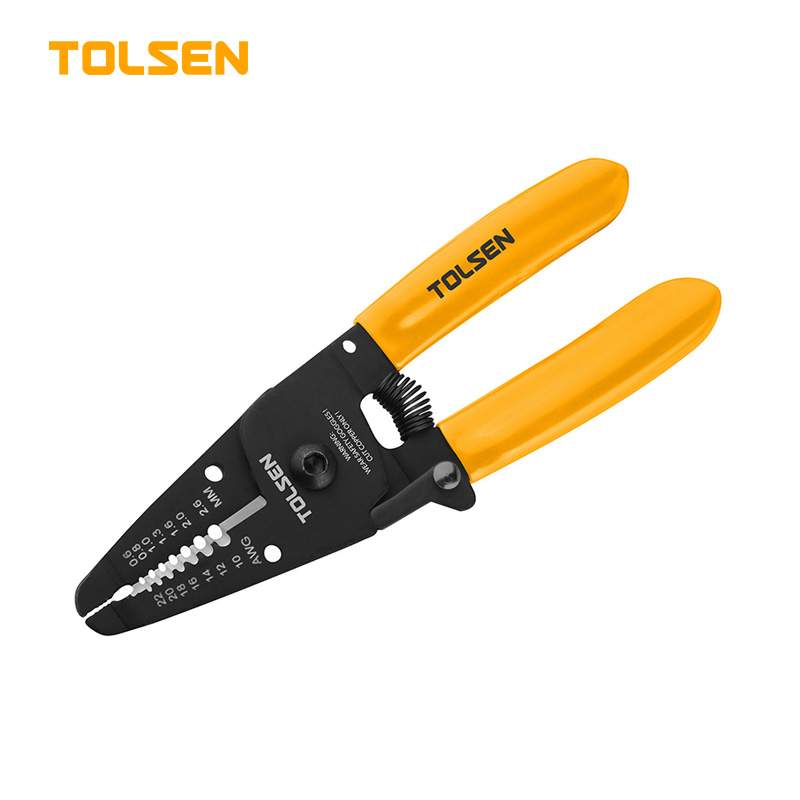 Съемник изоляции 160мм, TOLSEN , 0.6-2.6мм, 22-10 AWG  38051