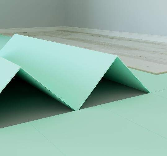 Подложка Гармошка зеленая 1050*500*1,5  Solid  1уп/10,5м2  