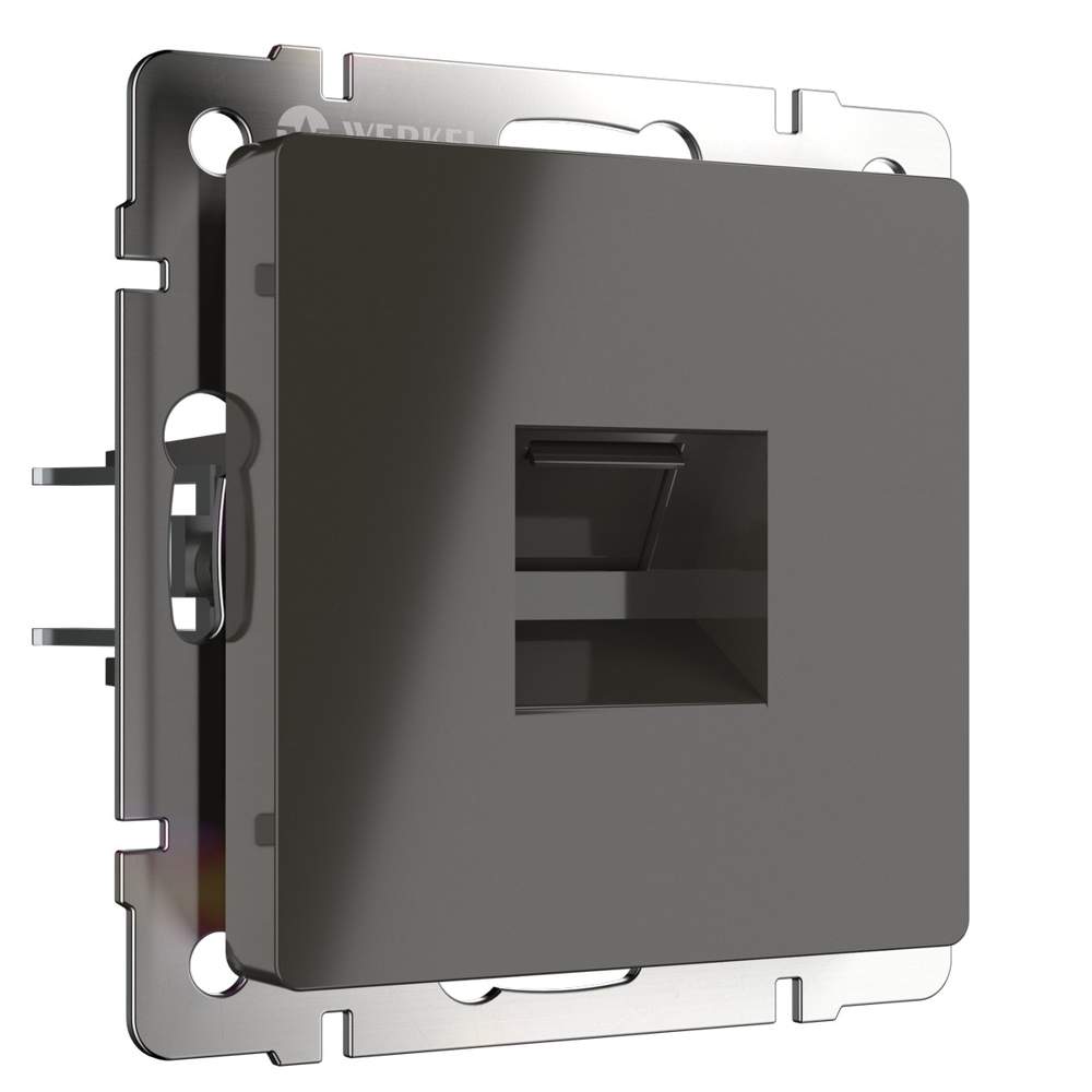 Розетка  Frame Ethernet RJ-45   серо-коричн.  WL07-RJ-45