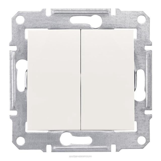Выключатель беж 2-кл. 10А  IP44  SDN0300447