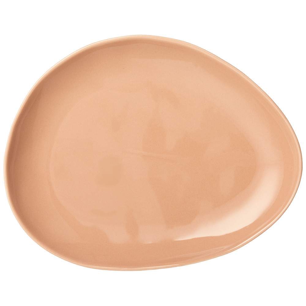 BRONCO Meadow Тарелка обеденная 474-153 29*23см пудровая  