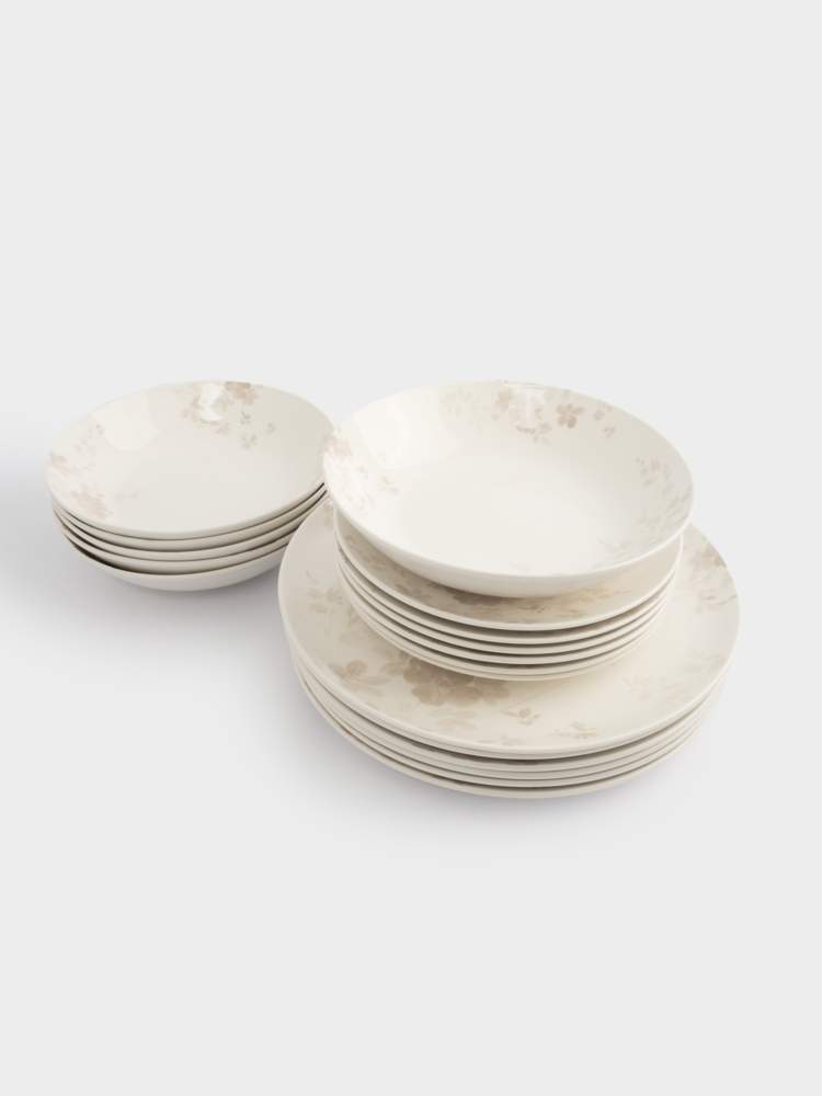 ANNA LAFARG Цветы и листья Набор обеденный 18предм.фарфор ANLAF-MB2810-SET