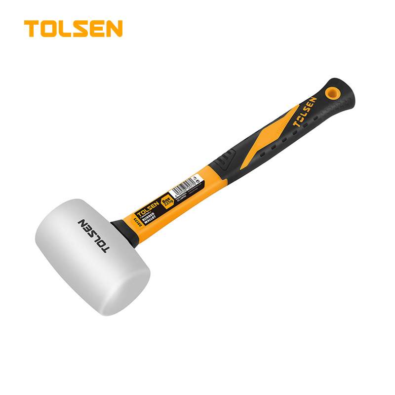 Киянка Tolsen Industrial 450г фиб. рукоятка белая 25175