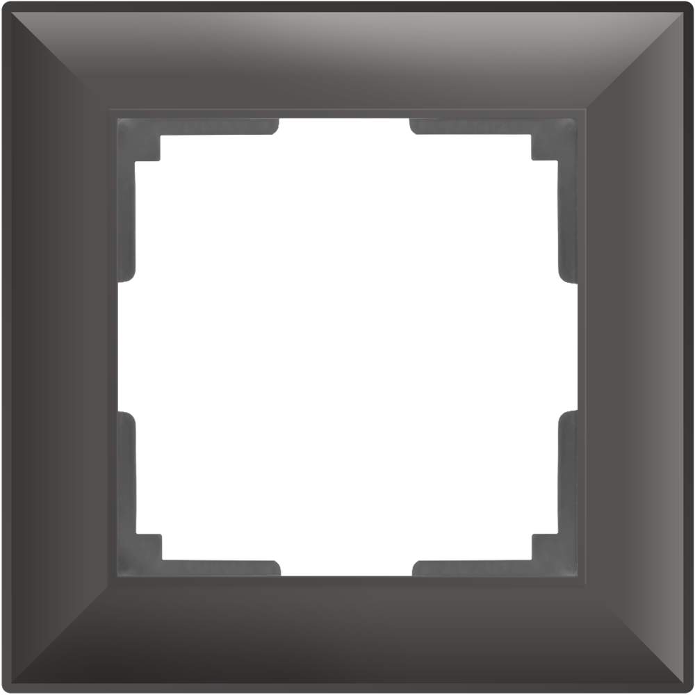 Рамка  Frame серо-коричн. 1-м  WL14-01 Пластик Fiore - W0012207