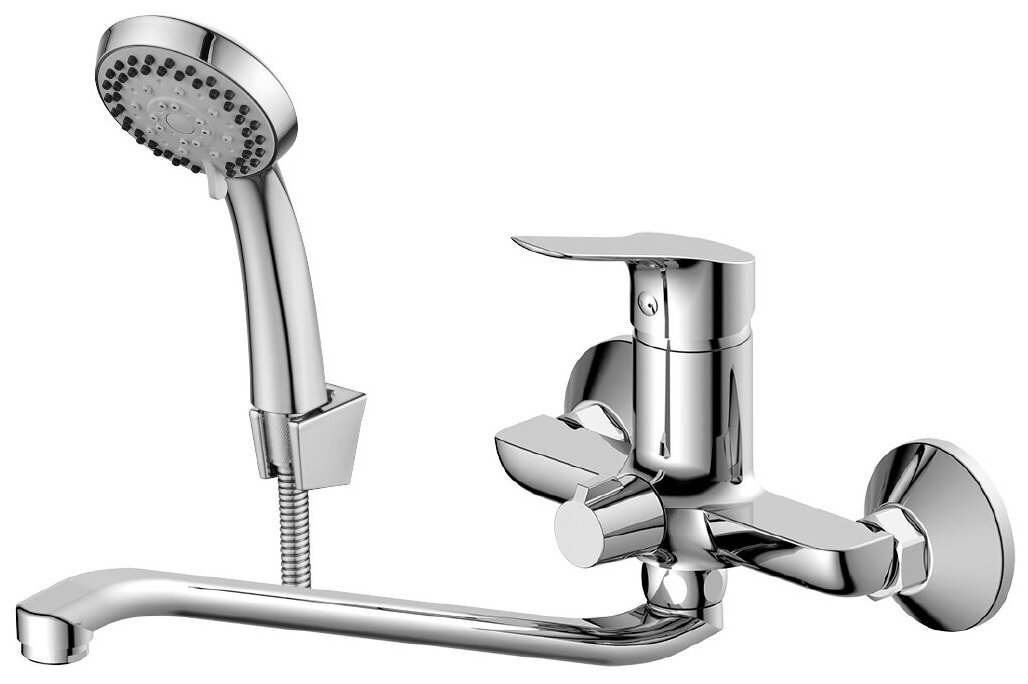 Смеситель Rossinka  RS29-34  д/ванны с S-образным изливом