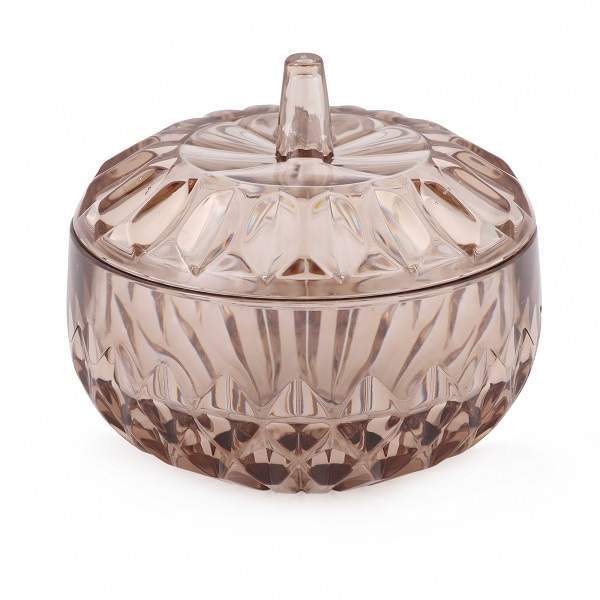 БАШПЛАСТ Сахарница М8175 Богема тонированная с крышкой