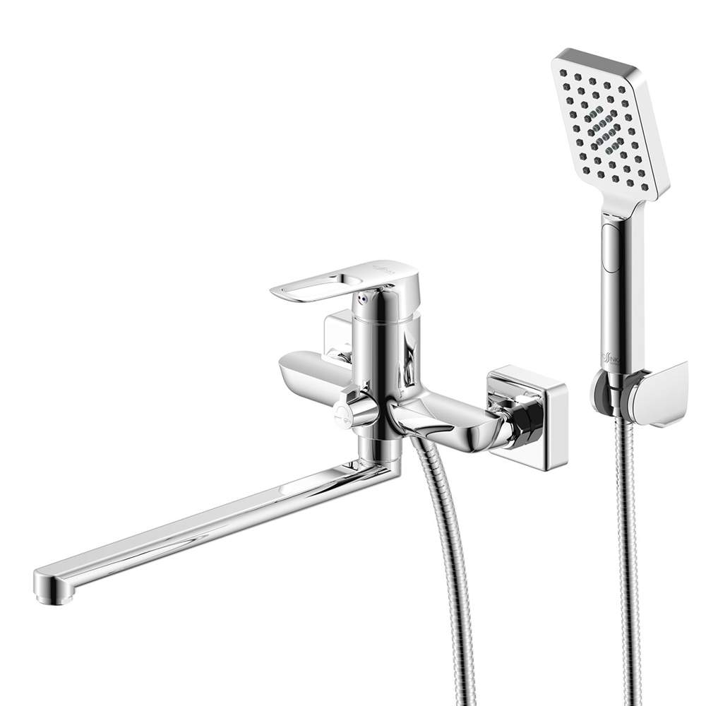 Смеситель Rossinka  RS46-32  универс. с повор. изливом   хром