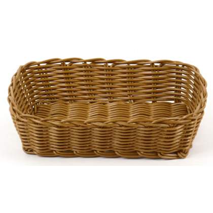 LUXSTAHL Корзинка кт1914 коричневая прям. 24,5х16,5х6см