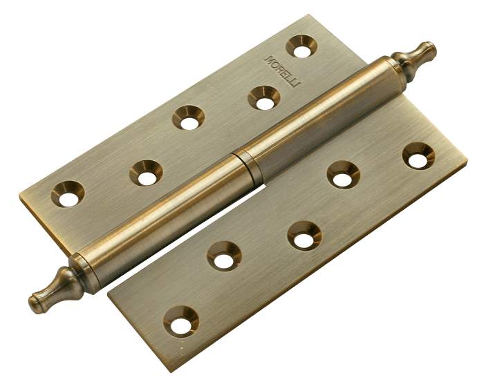 Петля MB 120х80х3,5 AB R C, латунная, правая MORELLI