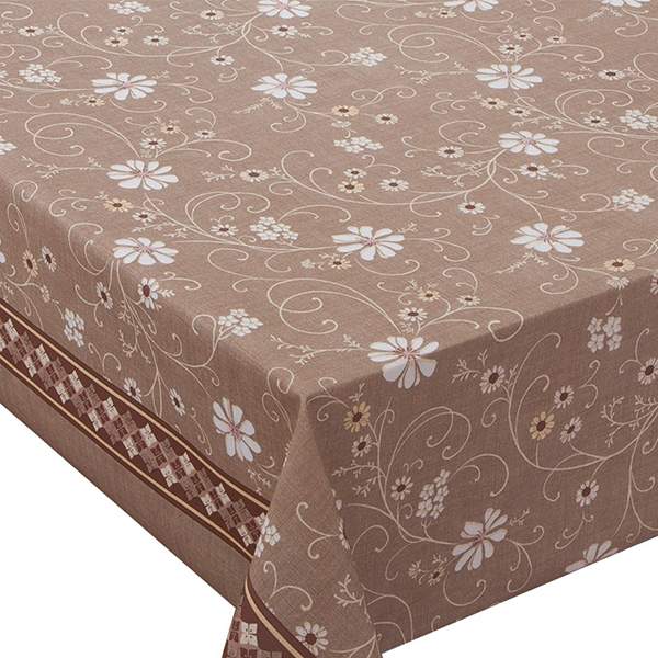 Клеенка ПВХ Meiwa FRC-7194 коричневая 137см нетканая основа 4687