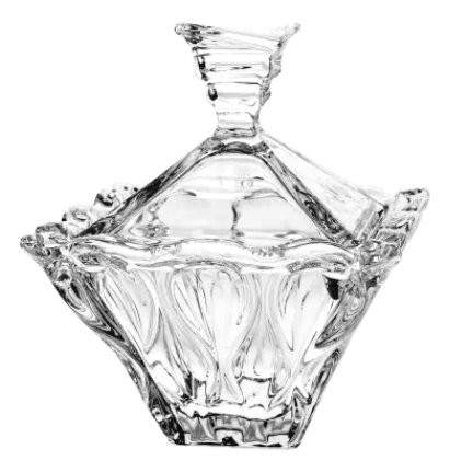 JIHLAVA Доза с крышкой OCEAN 19,3см стекло ИПС030