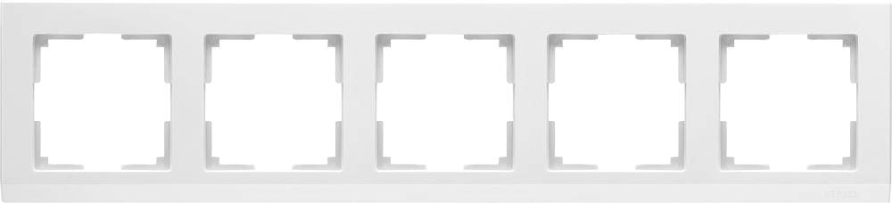 Рамка  Frame белая 5-м  WL04-05-white Пластик матовый Stark - W0051801
