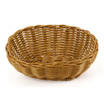 LUXSTAHL Корзинка кт1904 коричневая овал 20х15х7,5см