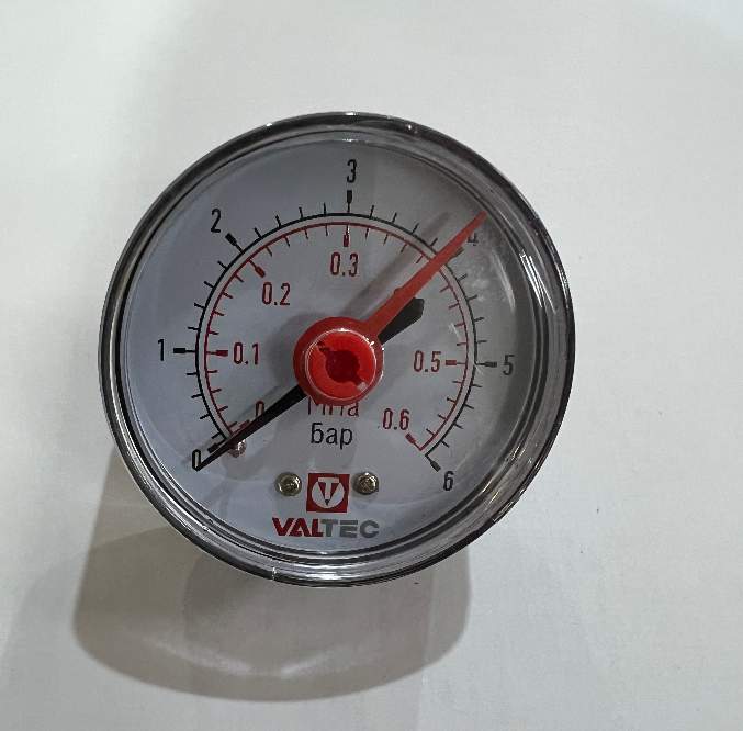 Манометр аксиальный   6 бар 1/4" VT.TM50.TC.02  VALTEC