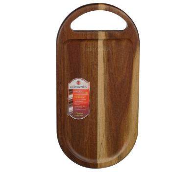 GUNGNIR акация Доска для подачи GR-PL-05 овальная с ручкой 38*18,5*2см 