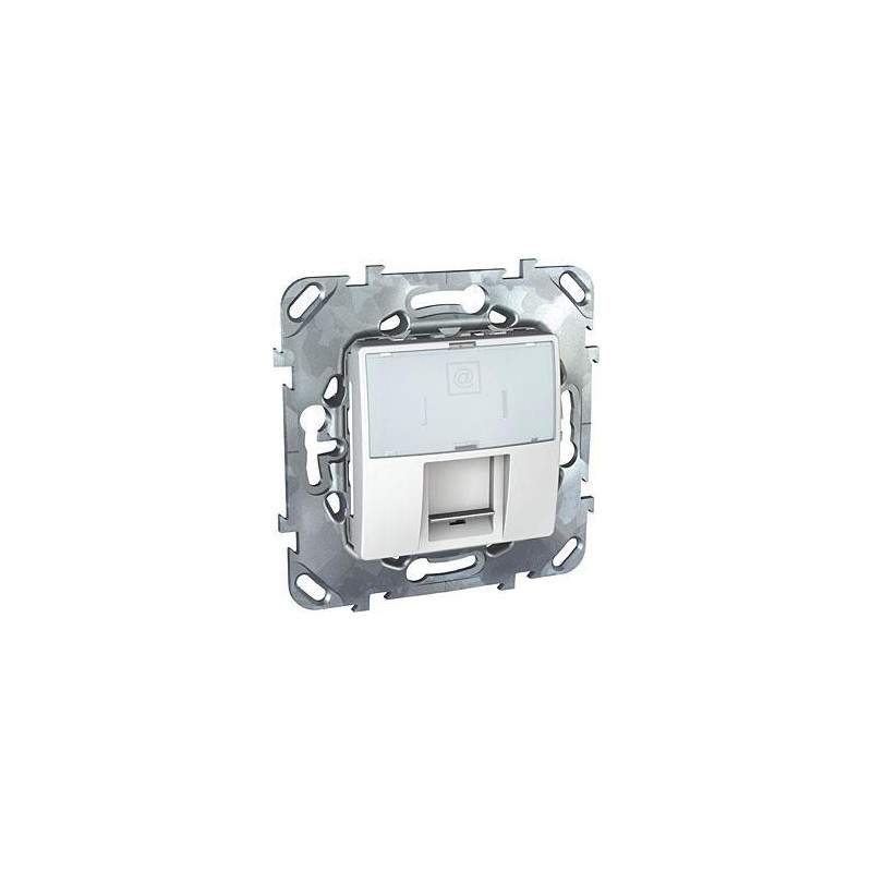 Розетка SE Unica Бел. комп(RJ45) 1я кат 5е  MGU5.421.18ZD