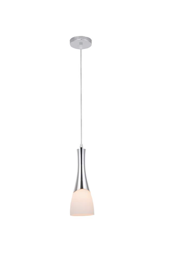 10167/1S Св-к подвесной Escada E27*60W  Chrome/White