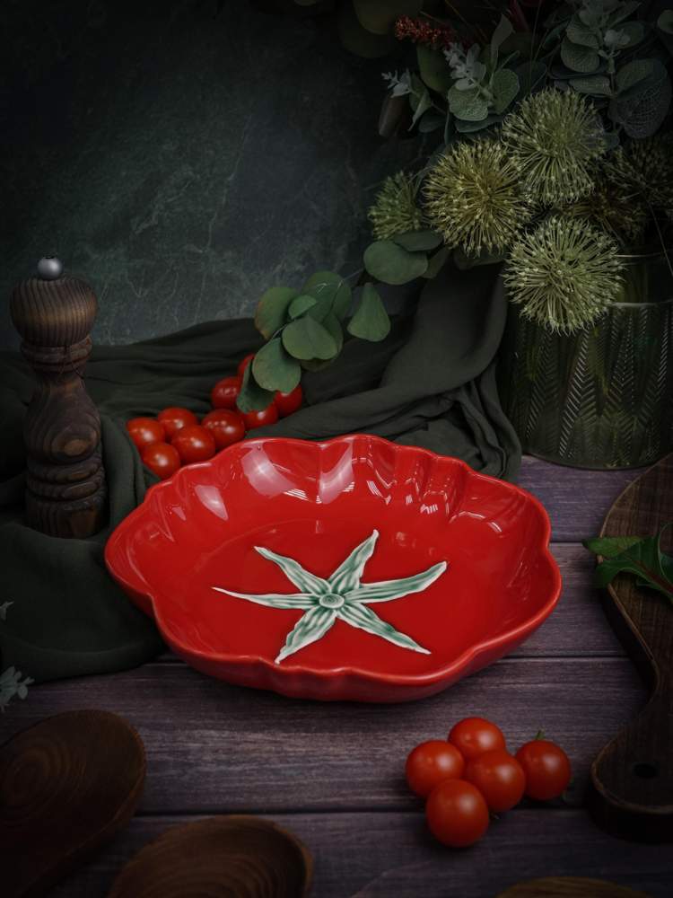 CASA DI FORTUNA Tomato Тарелка 26х4,6см глубокая керамика CDF TM04