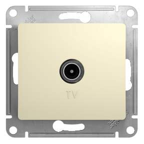 Розетка SE Glossa  Беж. TV одиночная 1DB  SE GSL000291