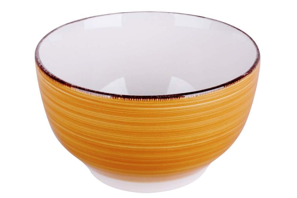 КОРАЛЛ Браш оранжевый Салатник 14см/630мл 197183/HMN210902BOWL (6/36)
