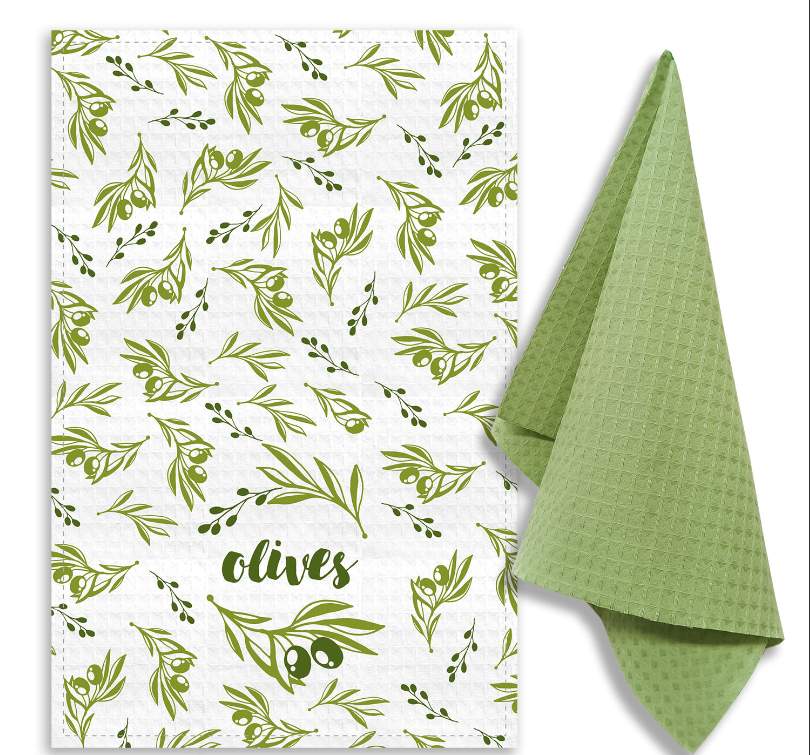 GRAND STIL Комплект полотенец Оливки 35х60см 2шт вафельные НК-46В20