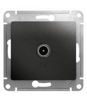 Розетка SE Glossa  Антрацит  TV 1DB  GSL000793