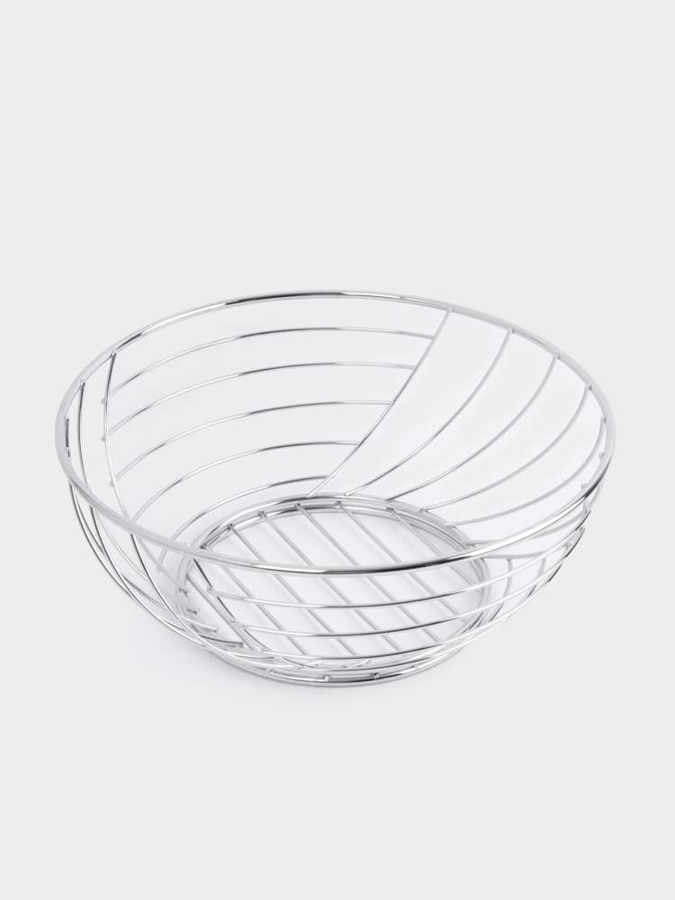 ANNA LAFARG Корзина д/фруктов Полосы 27х10,5см металл серебро ANLAF-XIAO0-01