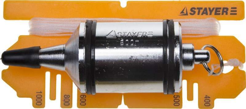 Отвес STAYER Profi строительный со шнуром 600г  06352-60