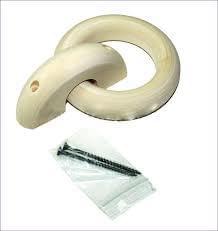 Ручка дв. кольцо, липа "Банные штучки"  30042