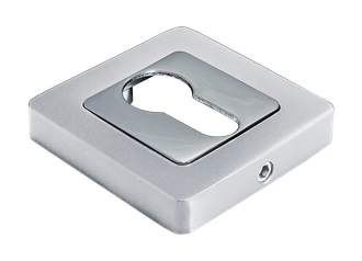 Накладка MORELLI  MH-KH-S55  SC/PC мат.хром/хром  2шт