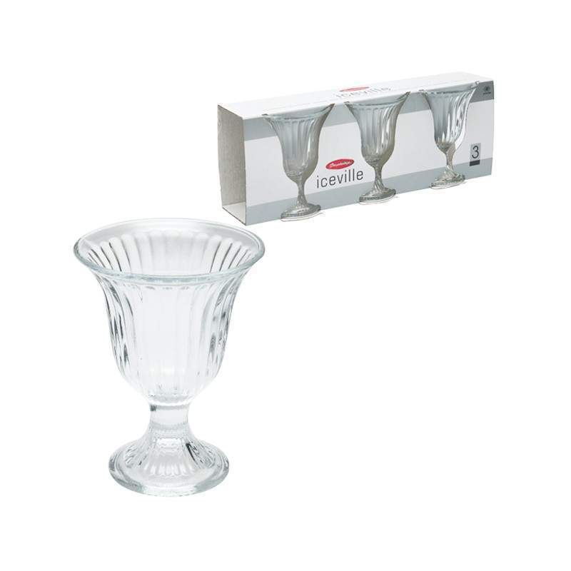 PASABAHCE Набор креманок 51008 Айсвиль из 3-х шт 210мл/102мм (6)