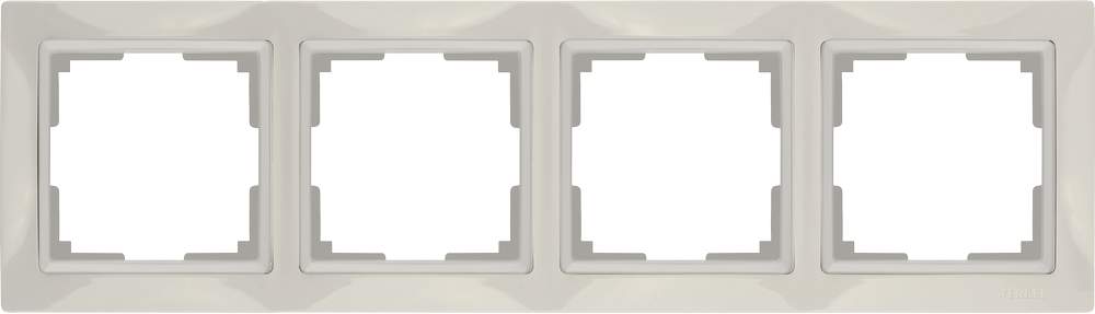 Рамка  Frame сл.кость 4-м  WL03-04-basic Пластик Snabb - W0042003