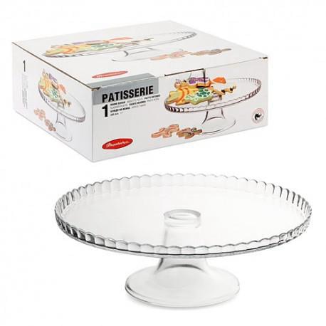 PASABAHCE Блюдо 98259BV Patisserie д/торта на ножке 280мм бортик вверх