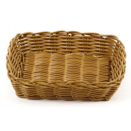 LUXSTAHL Корзинка кт1916 коричневая прям. 19,5х17,5х4,5см