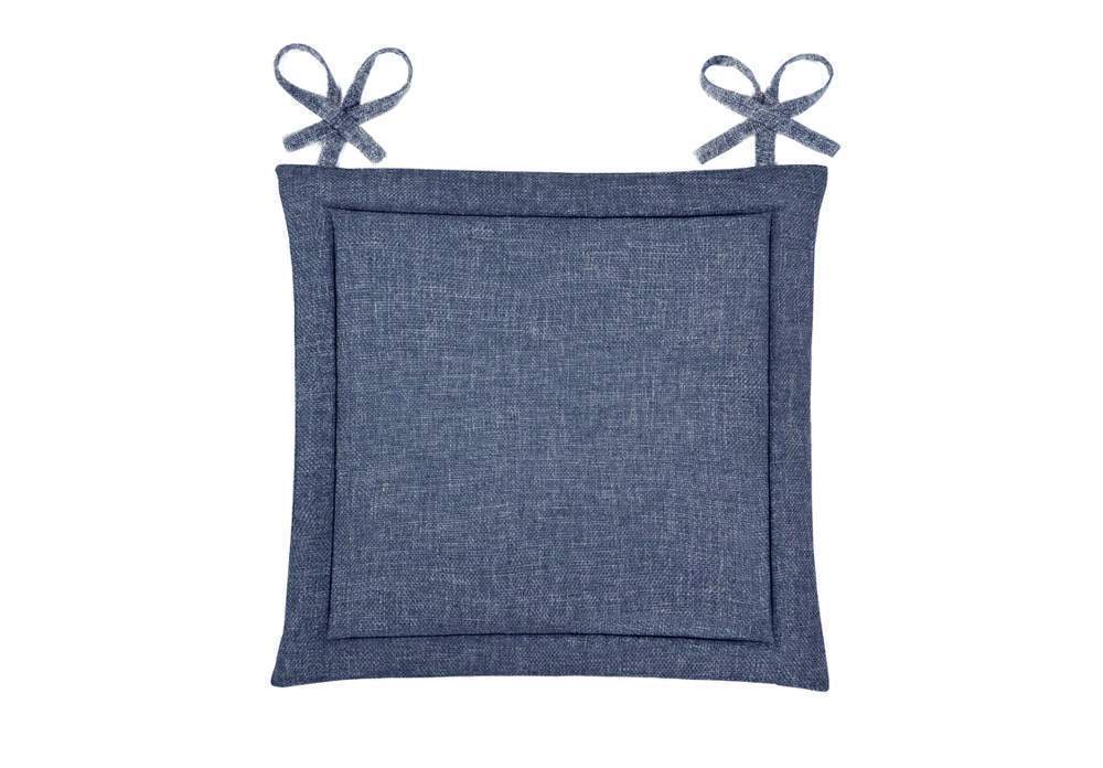 ВОЛШЕБНАЯ НОЧЬ рогожка Подушка д/стула индиго 40х40см 764719   